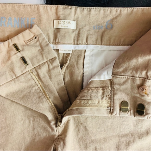J.Crew Frankie’s / Tan Flat Front Preppy Shorts - Picture 2 of 6